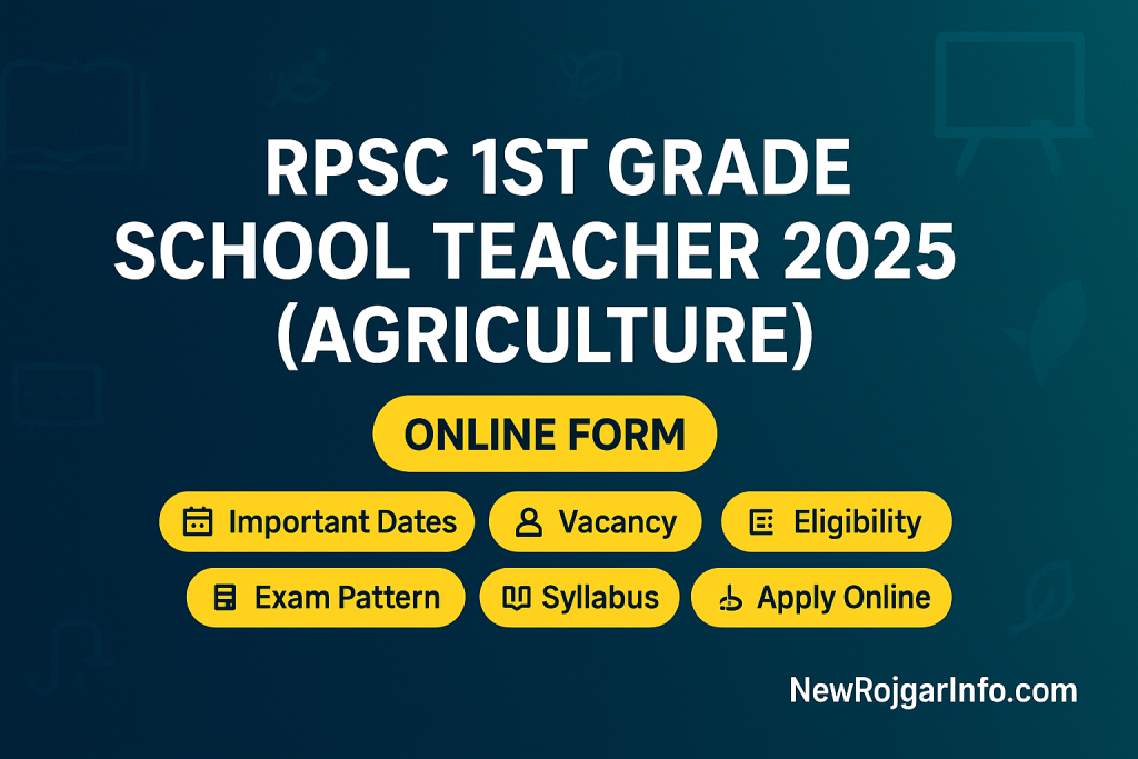 RPSC 1st Grade School Teacher
