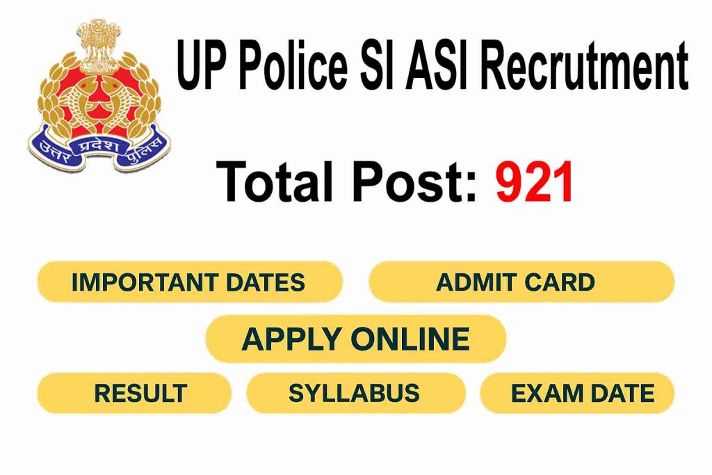 UP Police SI ASI 2025