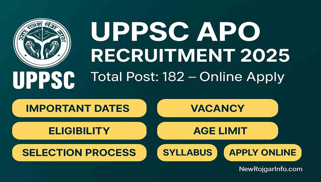 UPPSC APO 2025 Recruitment